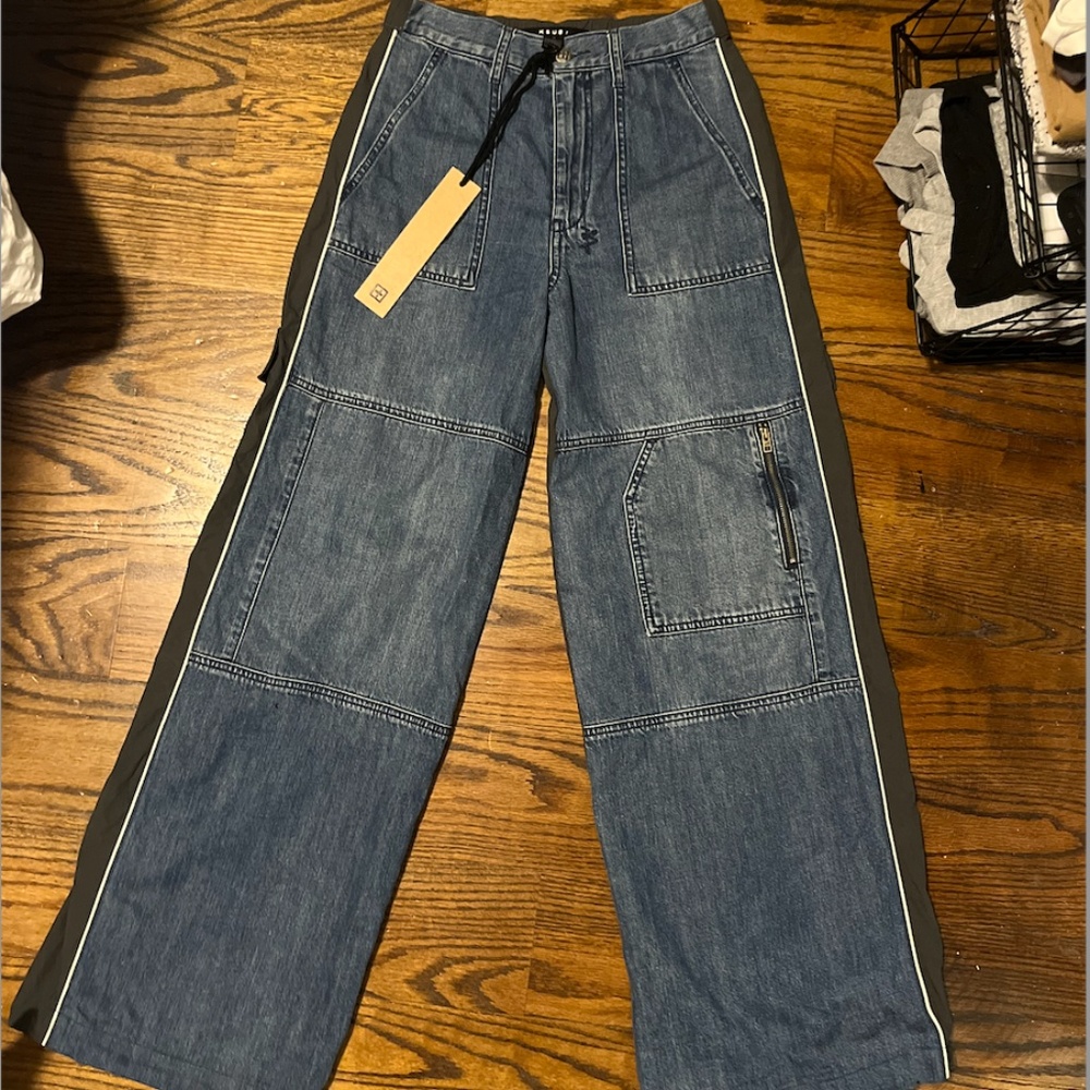 KSUBI Baggy Jean Nylon Splice - size 24 NWT - Picture 8 of 11